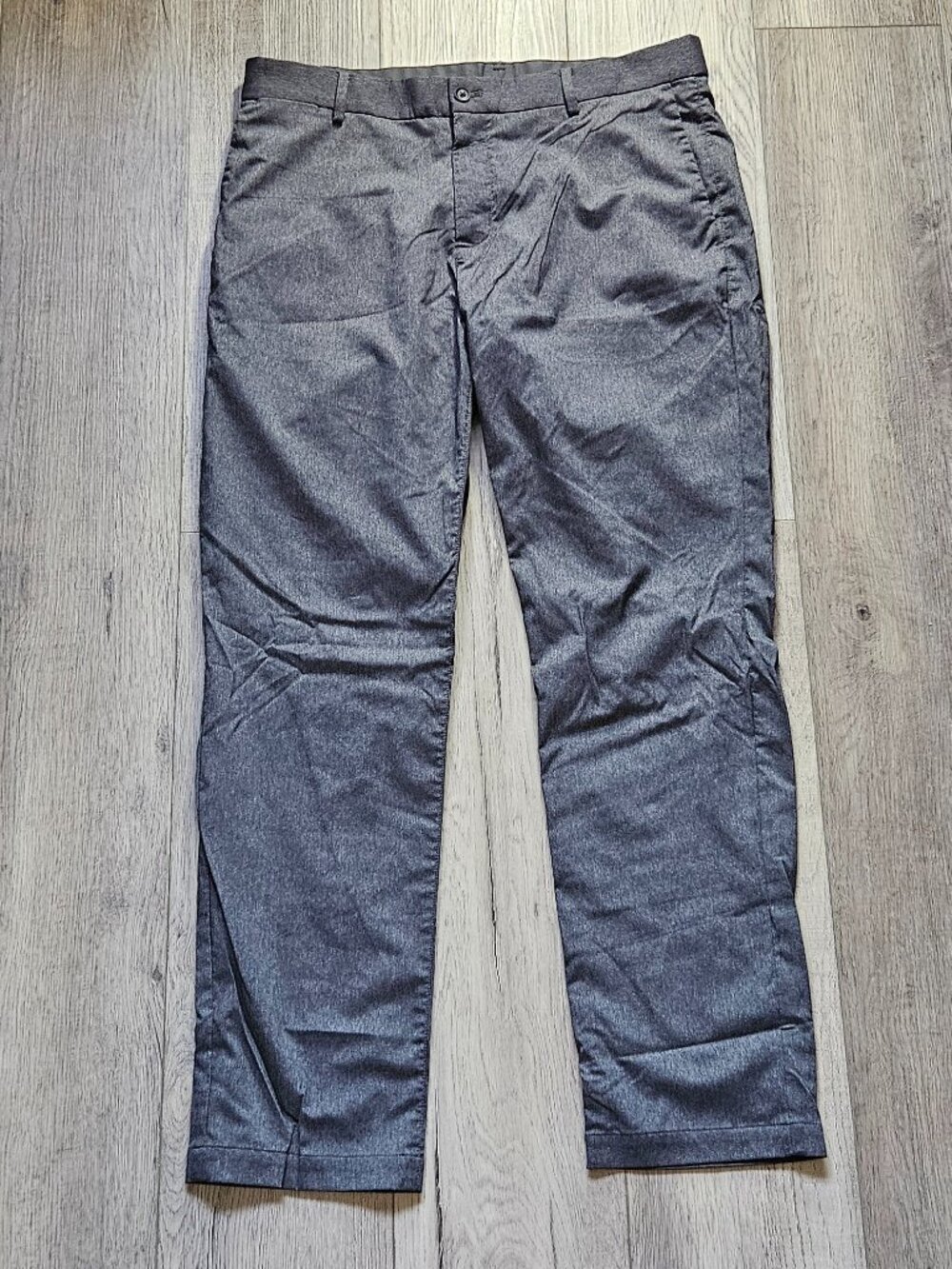 Men's Nike Golf Modern Active Fit Heathered Grey Performance Pants Size 34x30